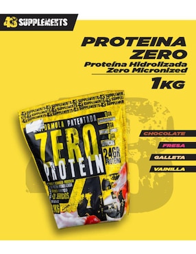 Proteína hidrolizada zero 43 Supplements sabor vainilla de 1 kg
