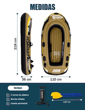 Lancha inflable X-Rush fishman 200