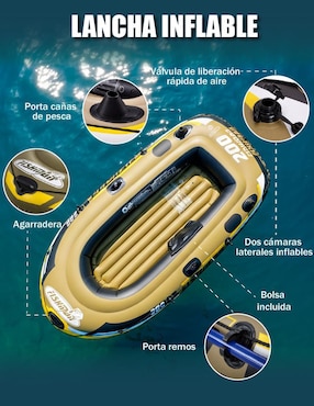 Lancha inflable X-Rush fishman 200