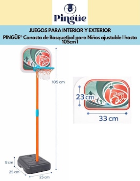 Tablero básquetbol Pingüe funcionamiento manual