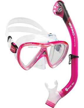 Combo Snorkel Cressi Icarus & Orion Dry