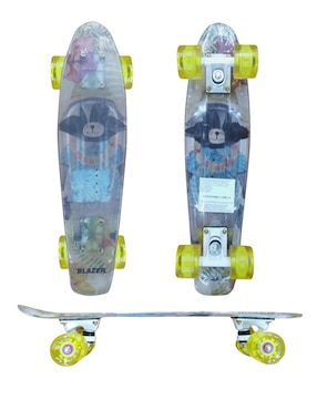 Patineta Manual Blazer Pro Con Luz