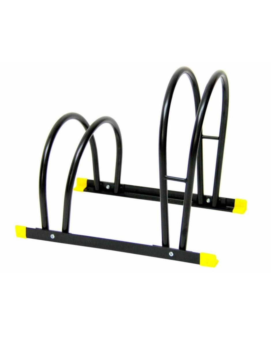 Rack Doble de Piso Negro con Amarillo Rack Doble de Piso Negro con Amarillo