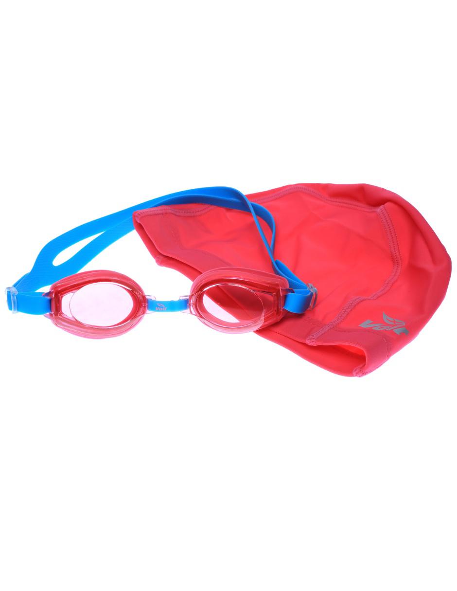 SET GORRA Y GOGGLES VI, UNITALLA, ROSA 2