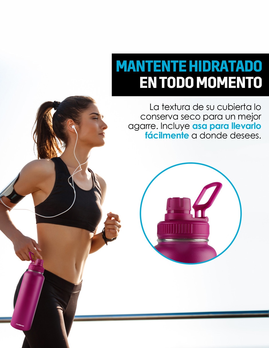 Botella de agua de acero unisex 3