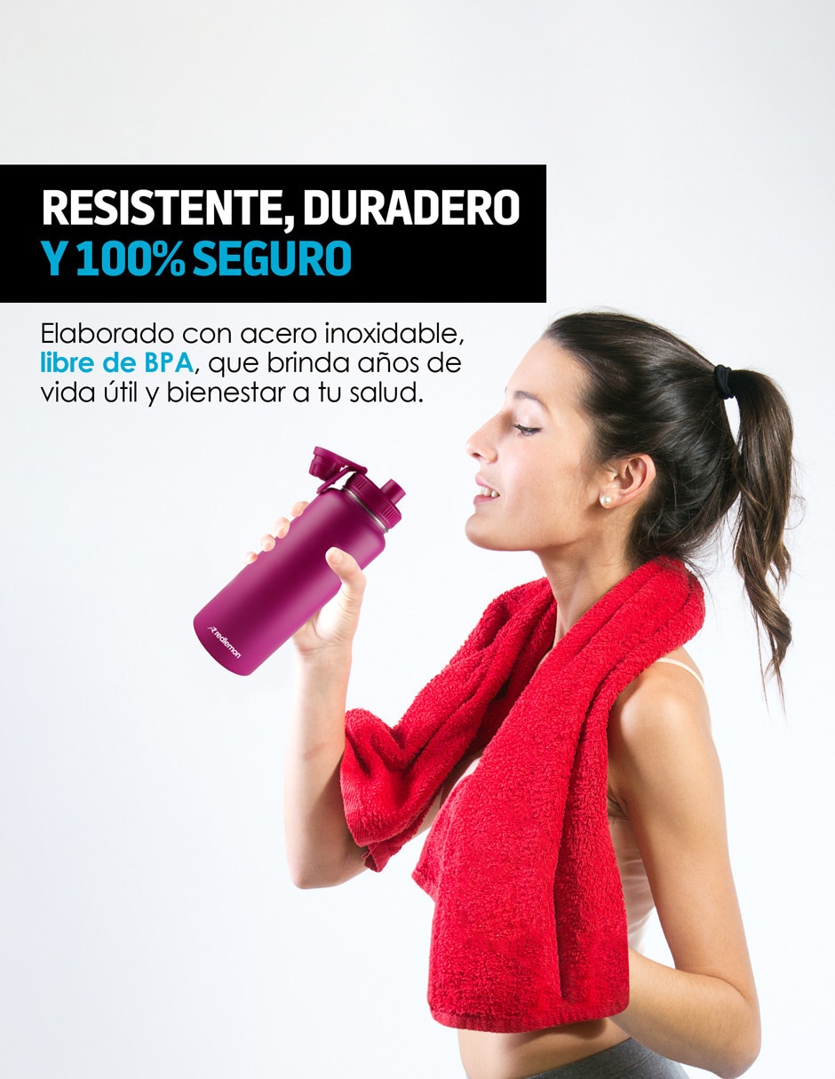 Botella de agua de acero unisex 5
