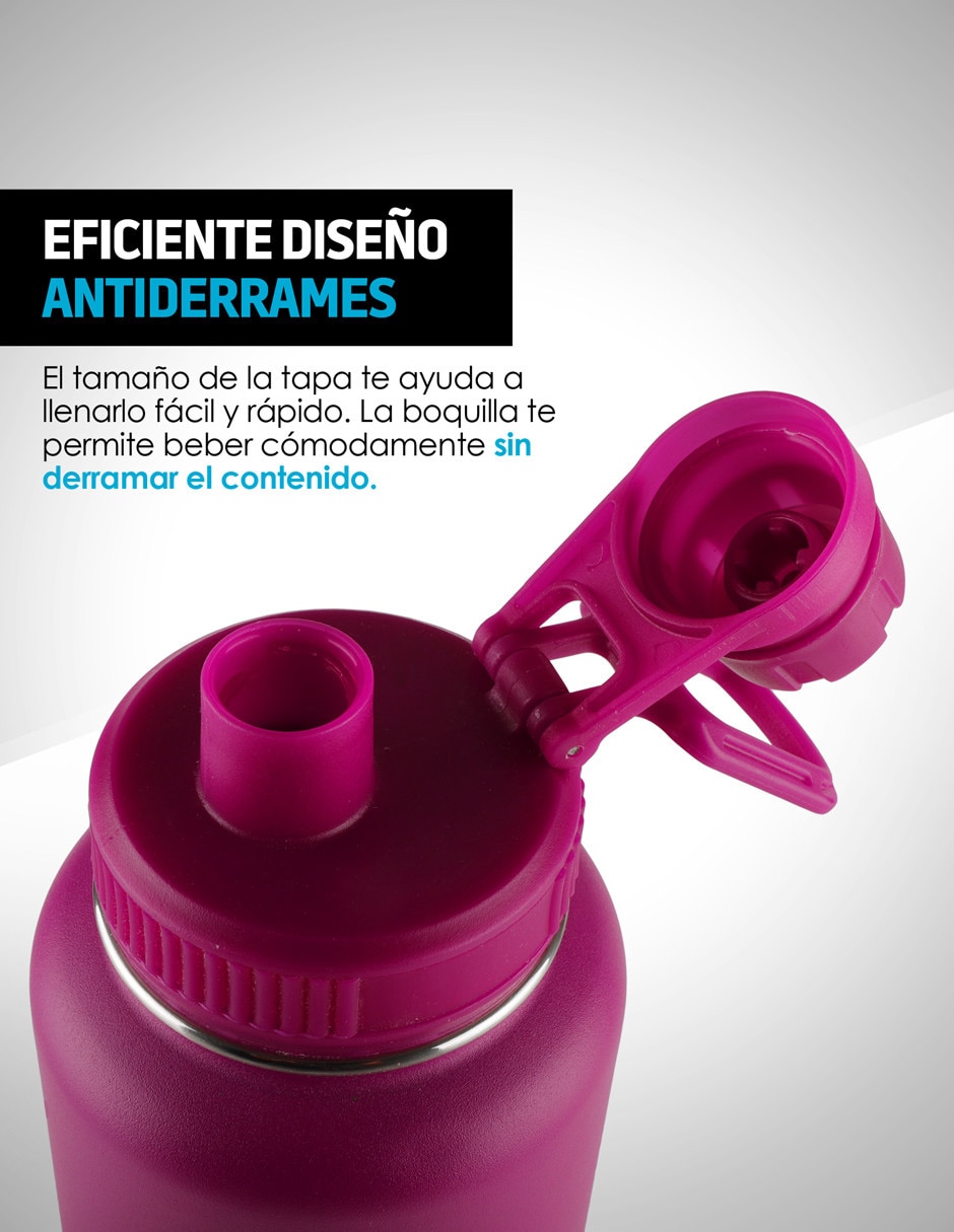 Botella de agua de acero unisex 6