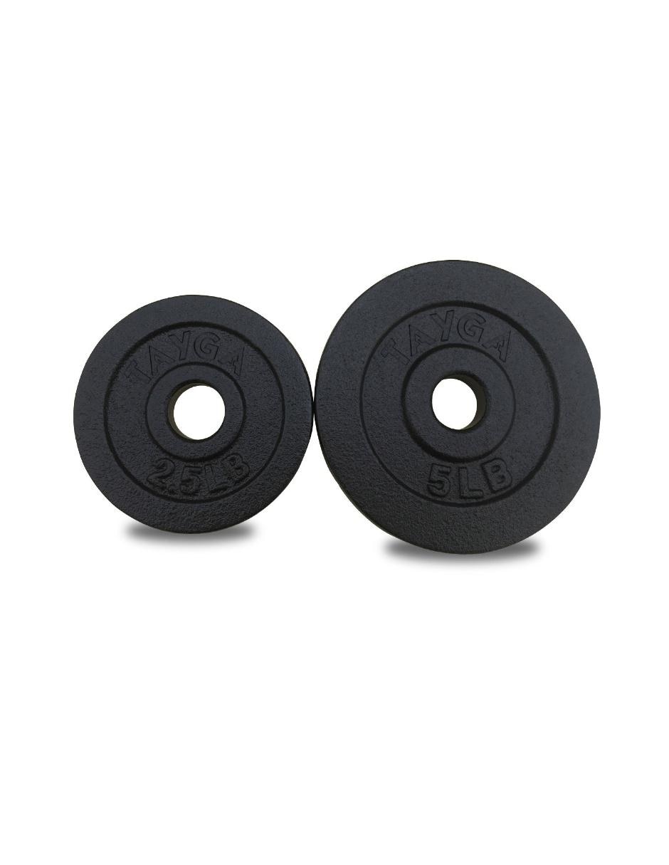 Set mancuernas de peso variable 22.6 kg 4 piezas 2