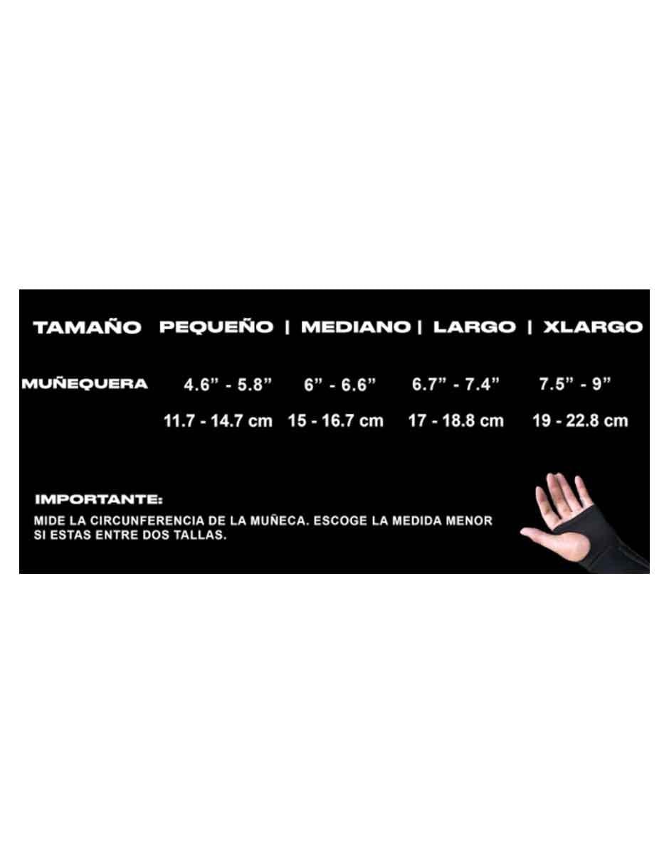 Muñequera de compresión larga ajustable 4