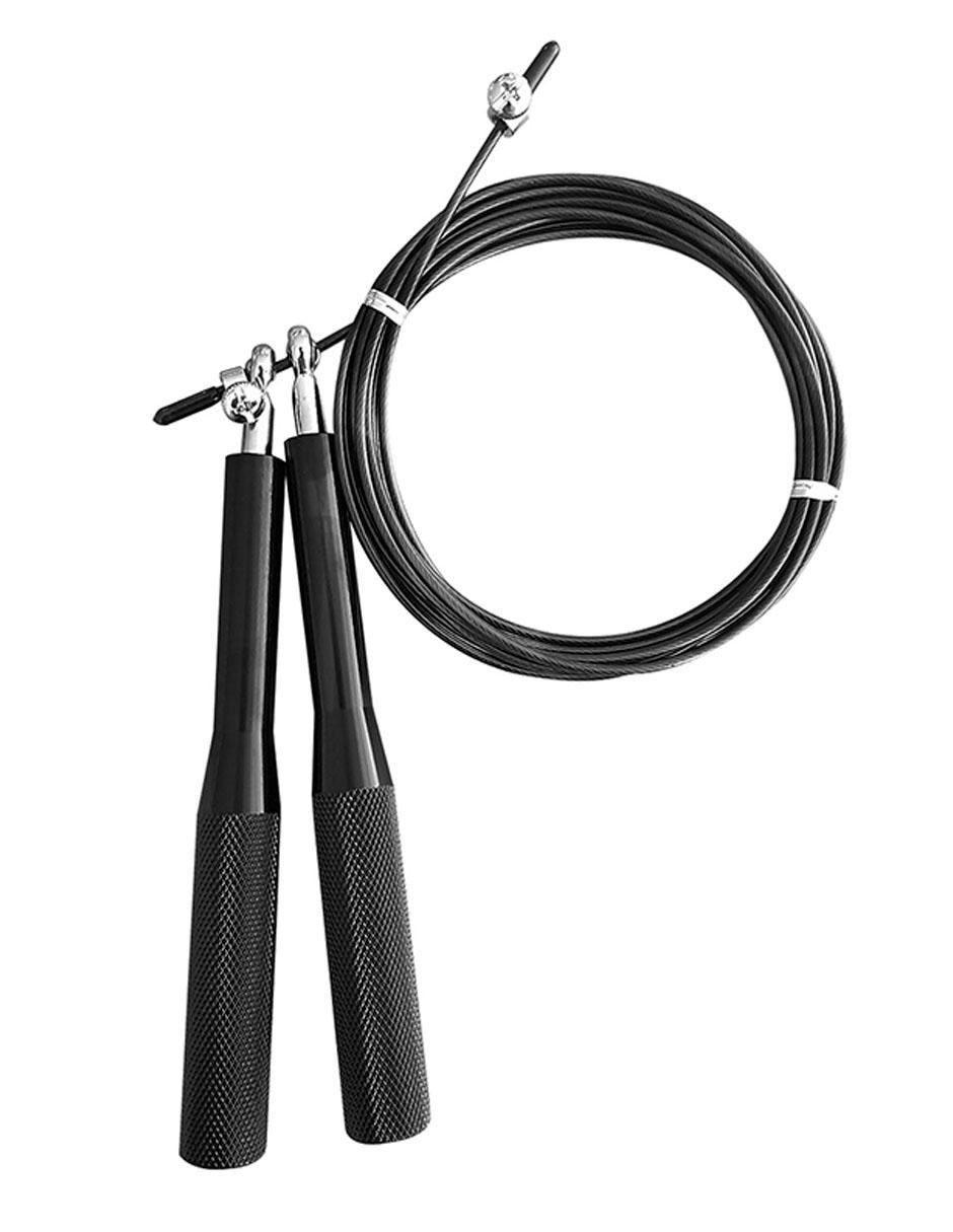Cuerda para saltar metálica Tayga agarre aluminio negra