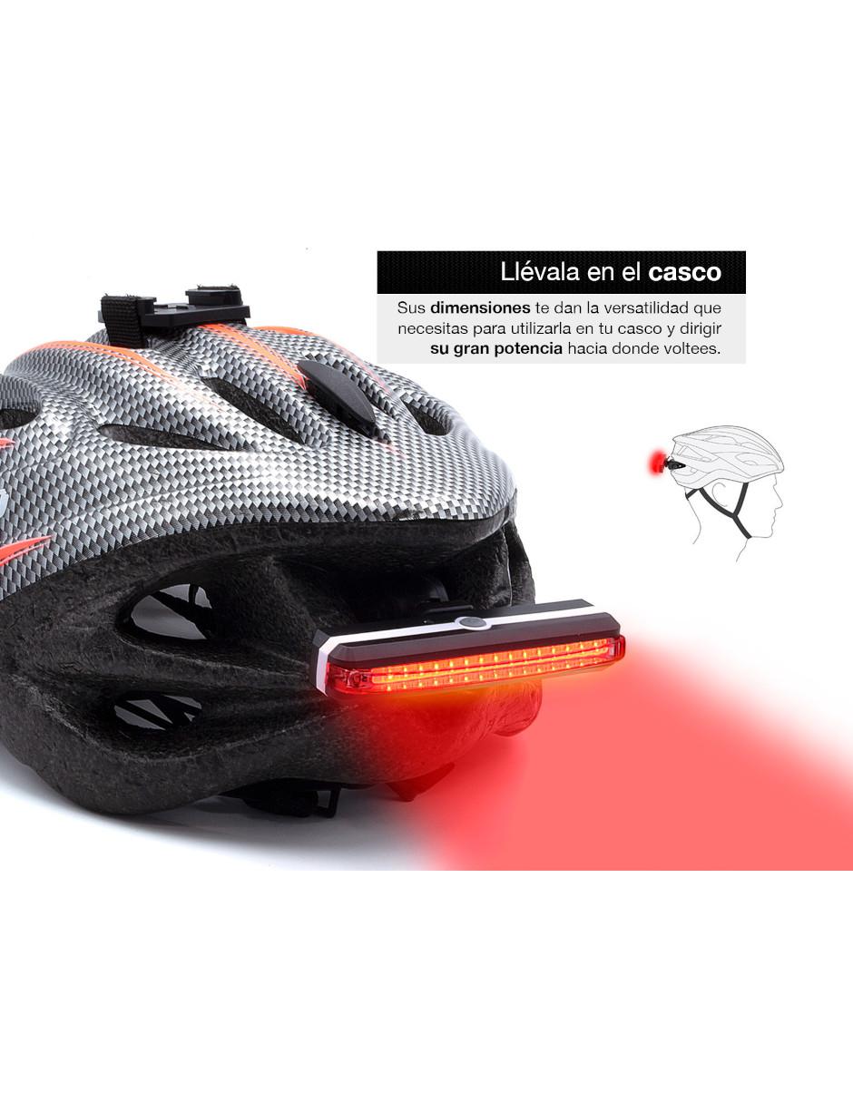 Compre Luz Trasera de Bicicleta Potente 3 Modos de Luz Bicicleta Backcle  Taillight Aluminium Aloy Road Cycling Light - Rojo en China
