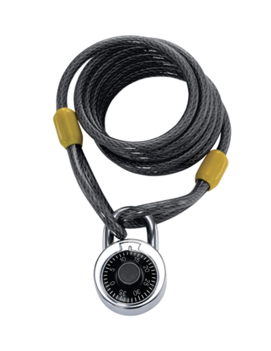 Candado para bicicleta con cable de acero Doberman 8034