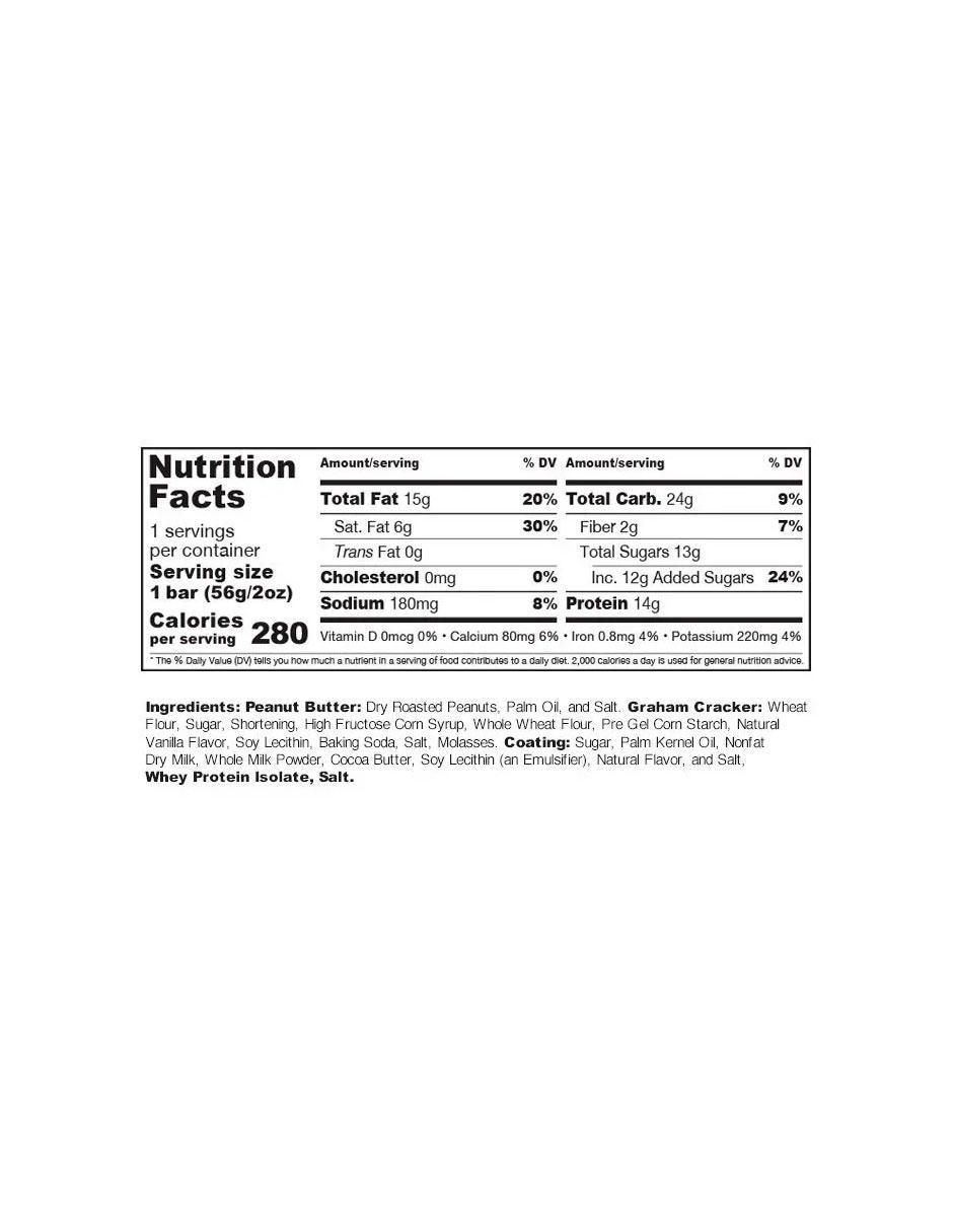 Barras de proteína sabor crema cacahuate 2