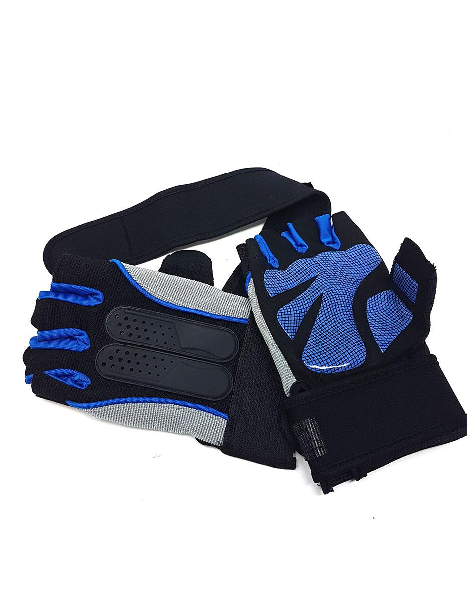 Guantes En Cuero Para Pesas Gimnasio Deporte Con Muñequera – TIENDABI