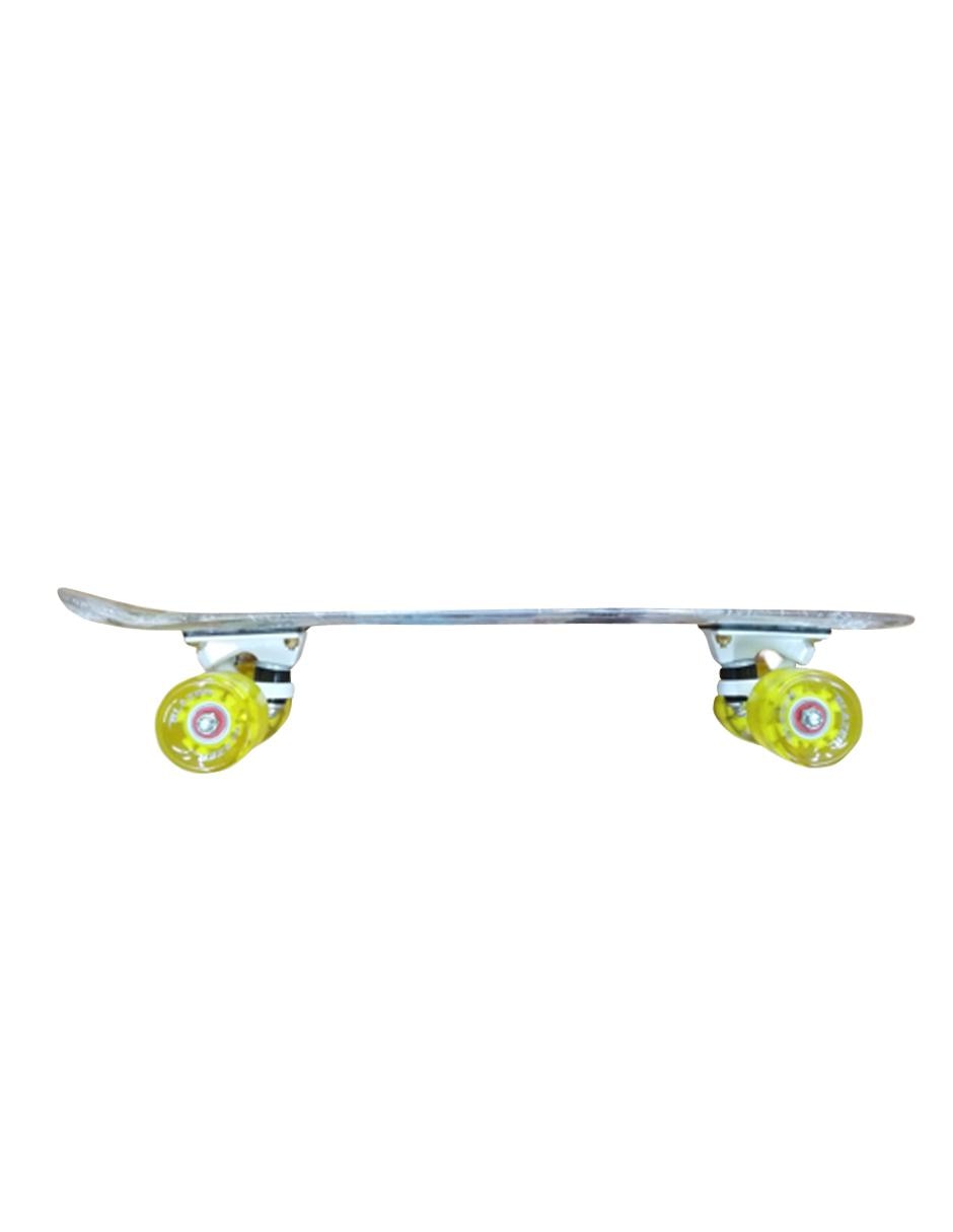 Patineta manual con luz 4