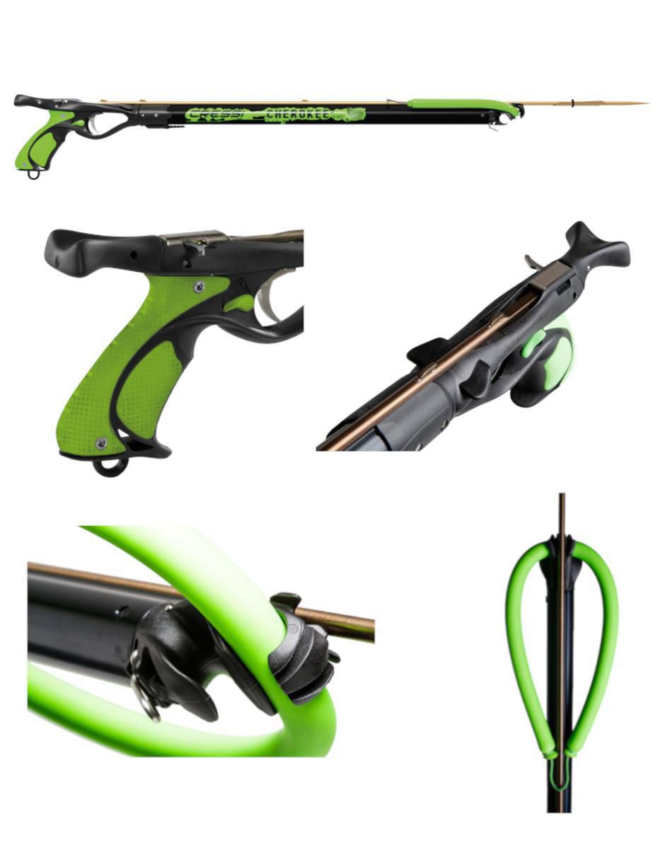 Arpón Cherokee Exo 60 Speargun de ligas para pesca submarina 2