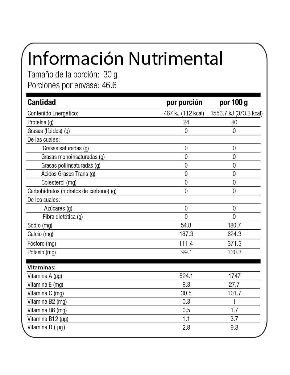 Proteína suero de leche 1400 g 6