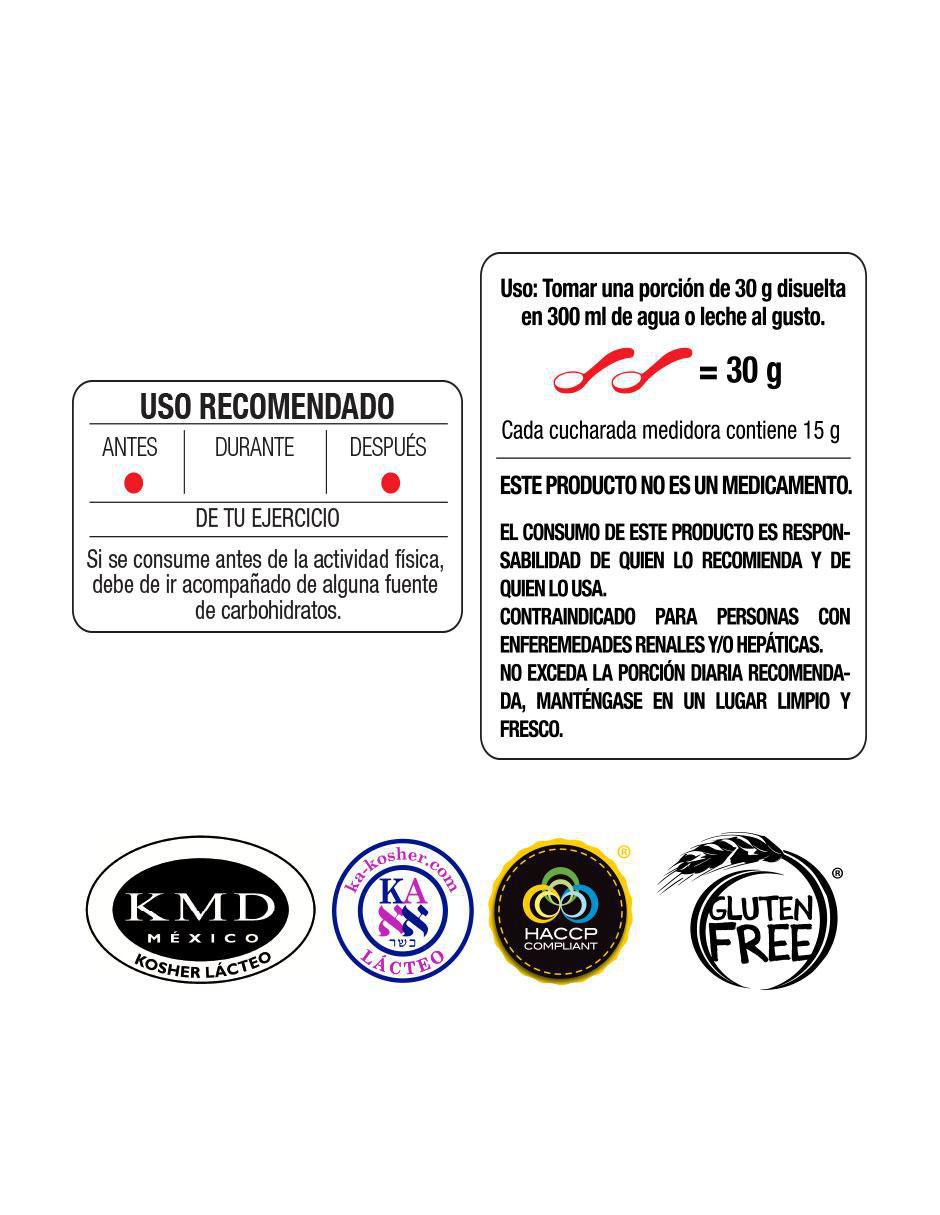 Proteína suero de leche 1400 g 4