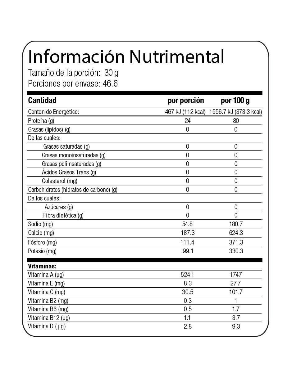 Proteína suero de leche 1400 g 3