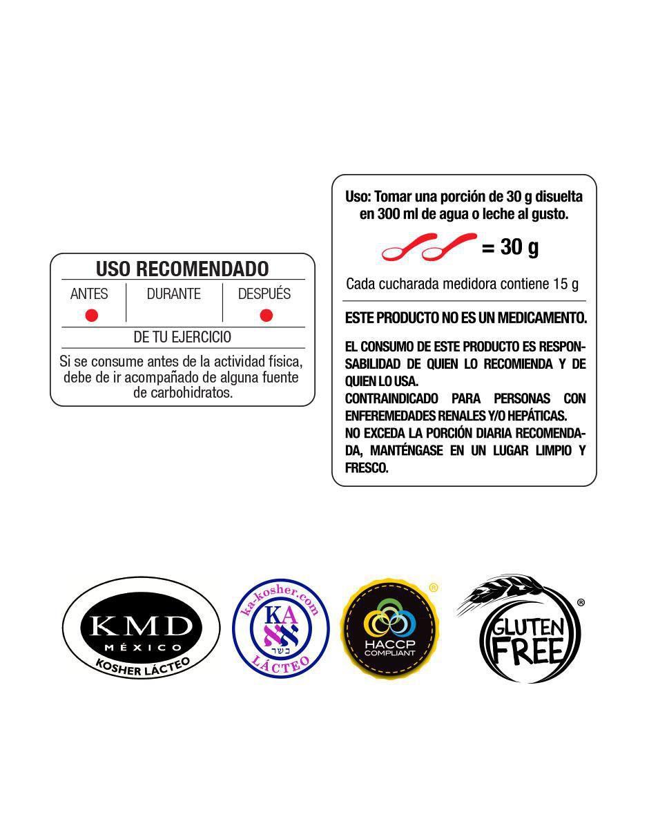 Proteína suero de leche 1400 g 4