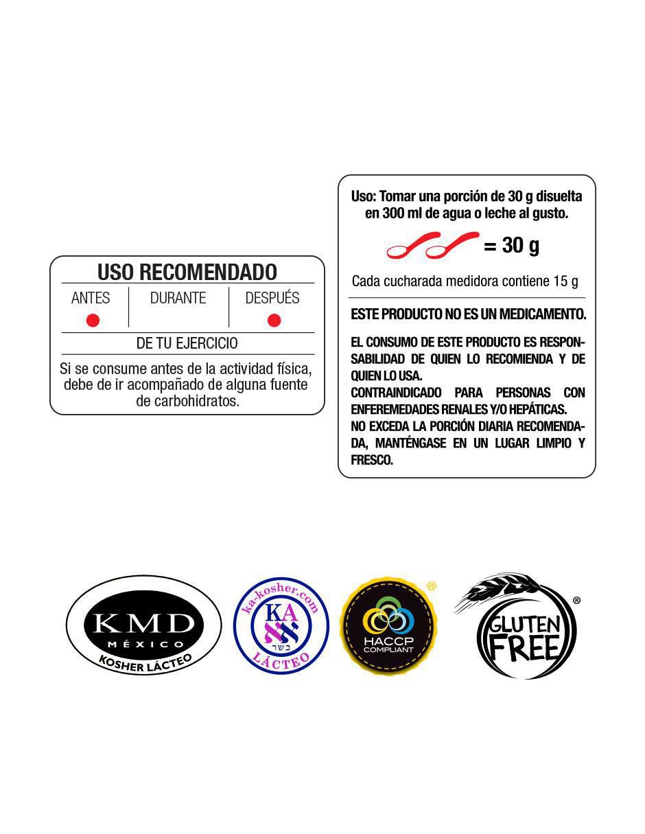 Proteína suero de leche 1400 g 4