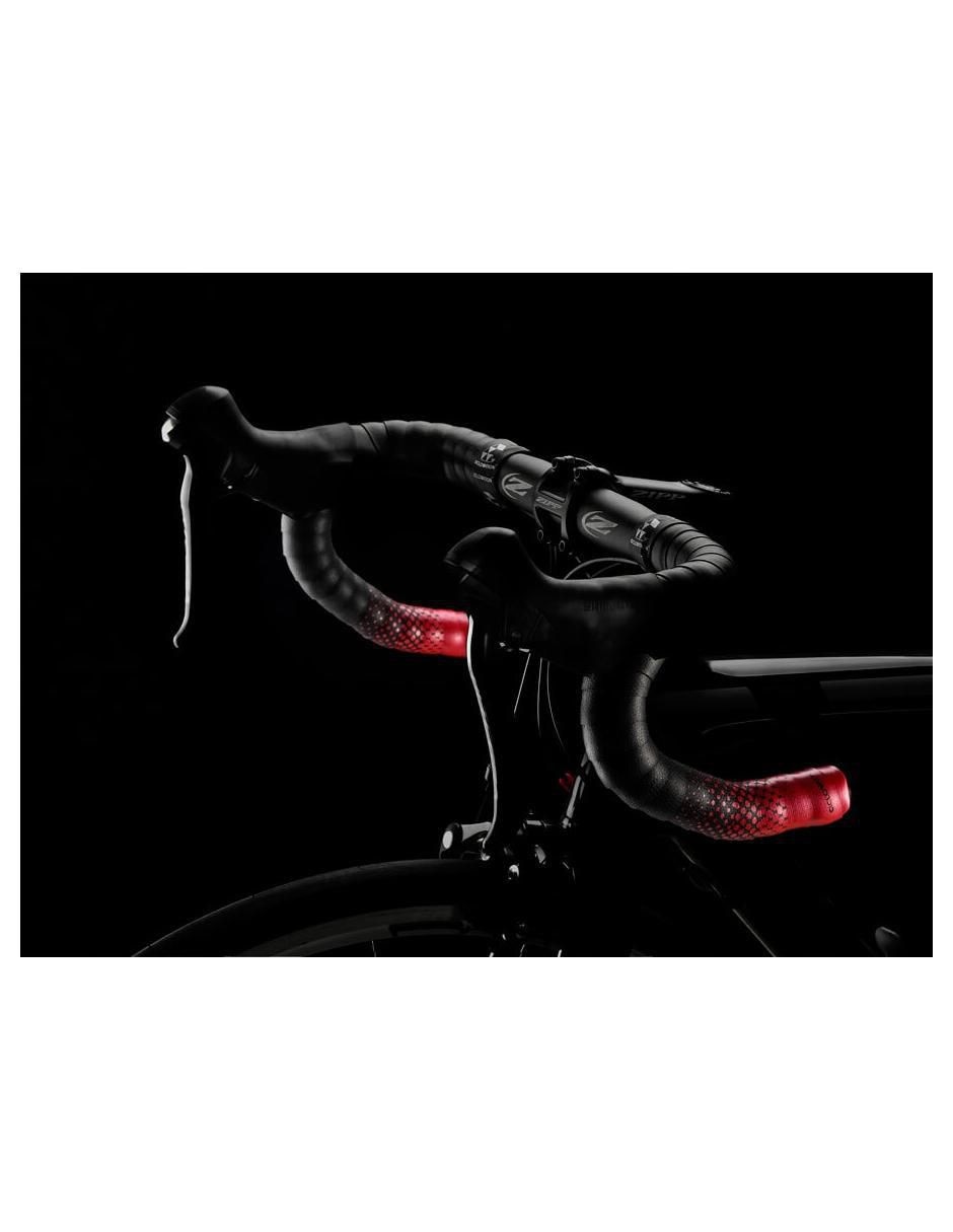 Cinta para manubrio de bicicleta Ciclovation Advanced Leather Touch Gris