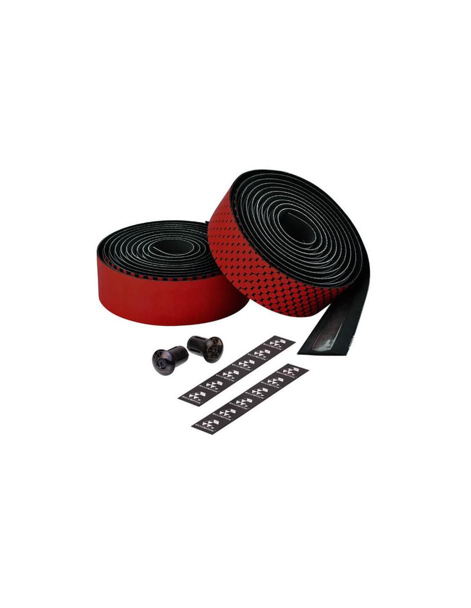 Cinta para manubrio de bicicleta Ciclovation Advanced Leather Touch Gris