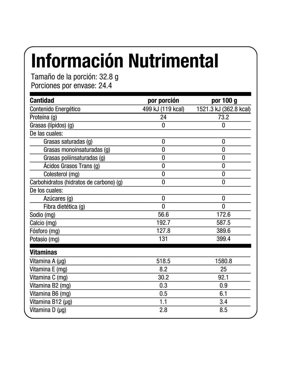 Proteína  chocolate 800 gr 2