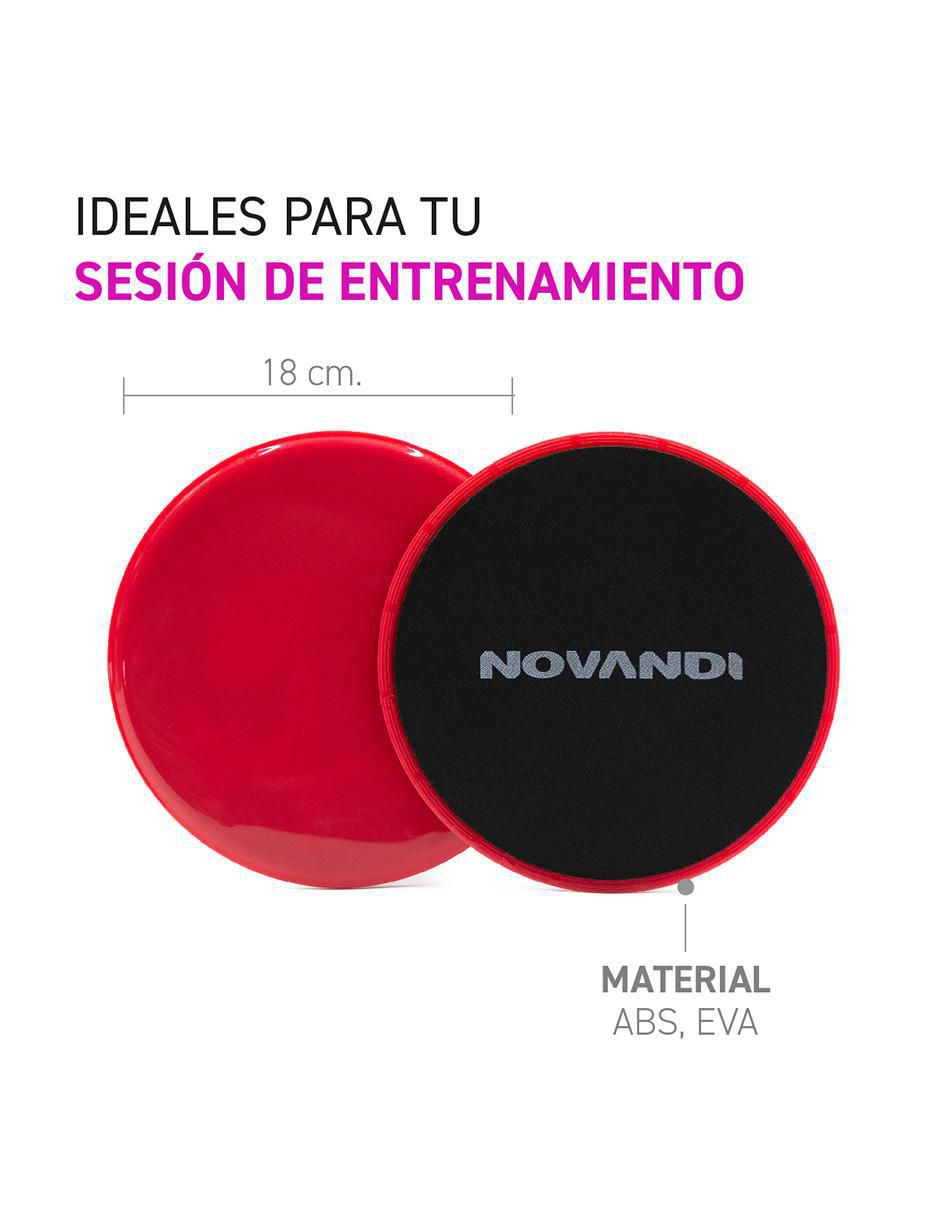 Discos deslizantes para pilates Novandi
