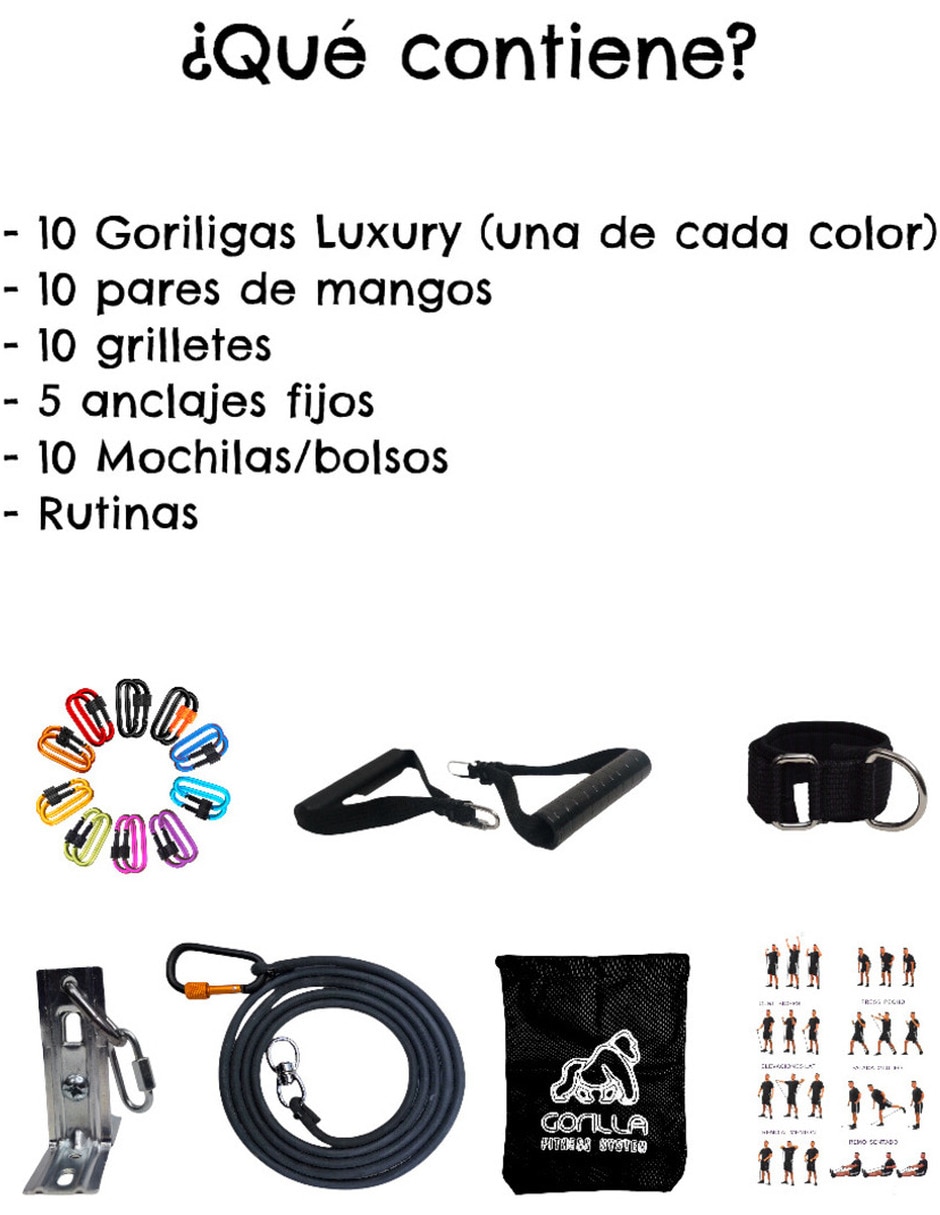 Kit de resistencia luxury 4