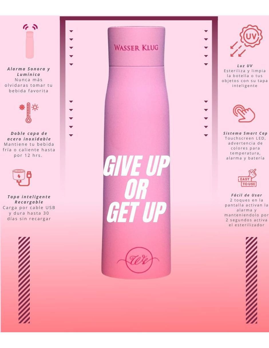 Wasser klug botella con alárma