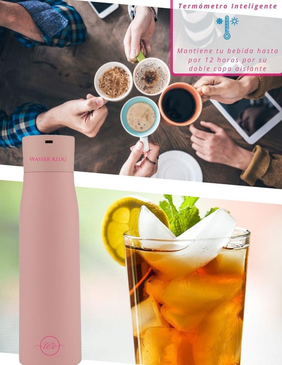 Wasser klug botella con alárma