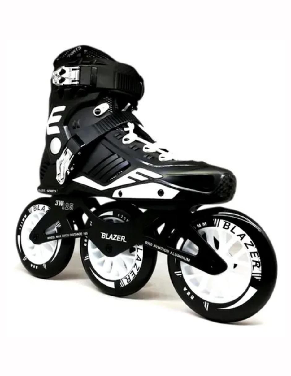 Patines en línea bz-125 bco velocidad unisex 3