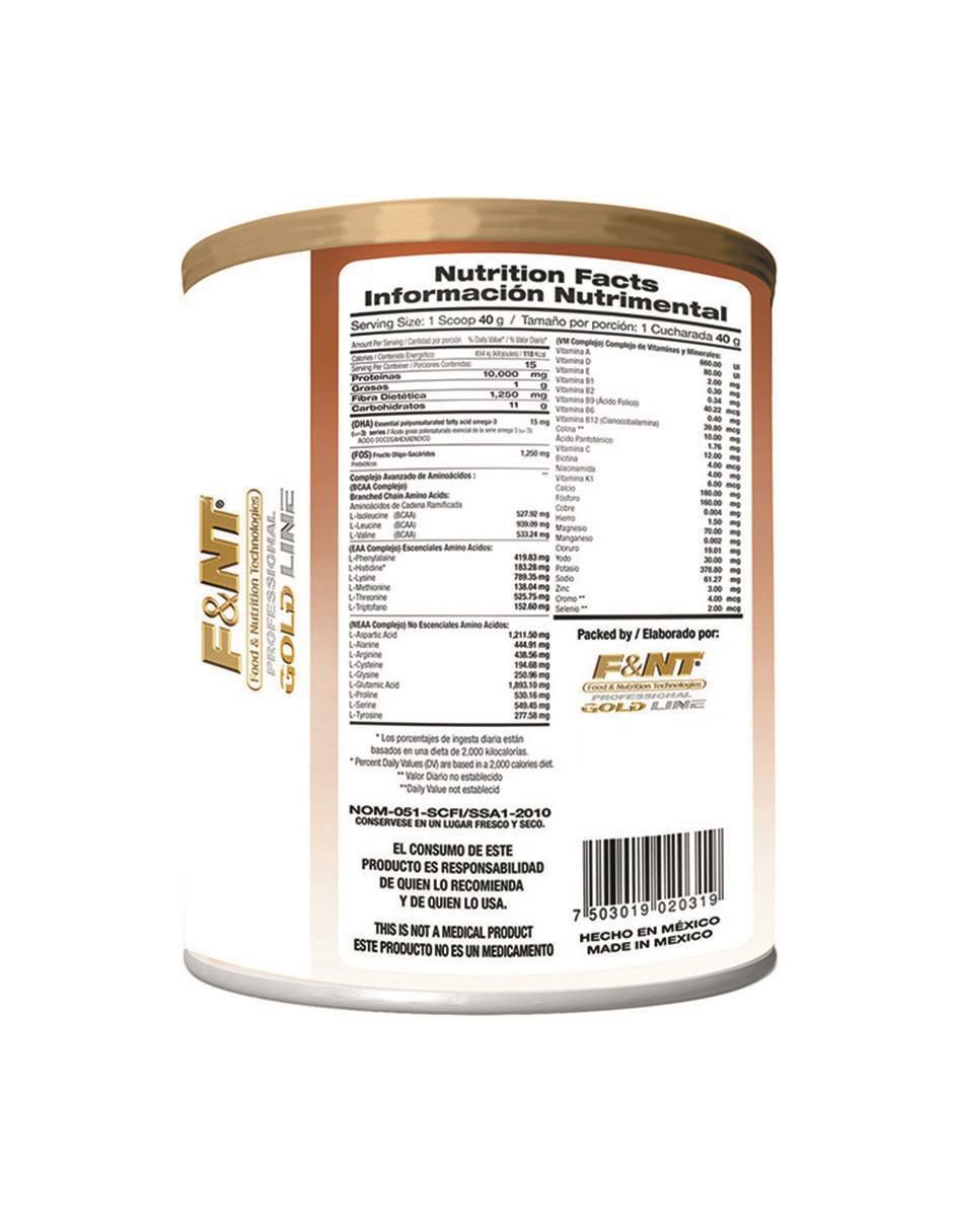Proteína Food & sabor natural de 600 g 4