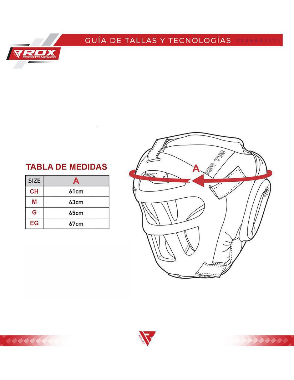 Careta deportiva para artes marciales HGR-T1P 6