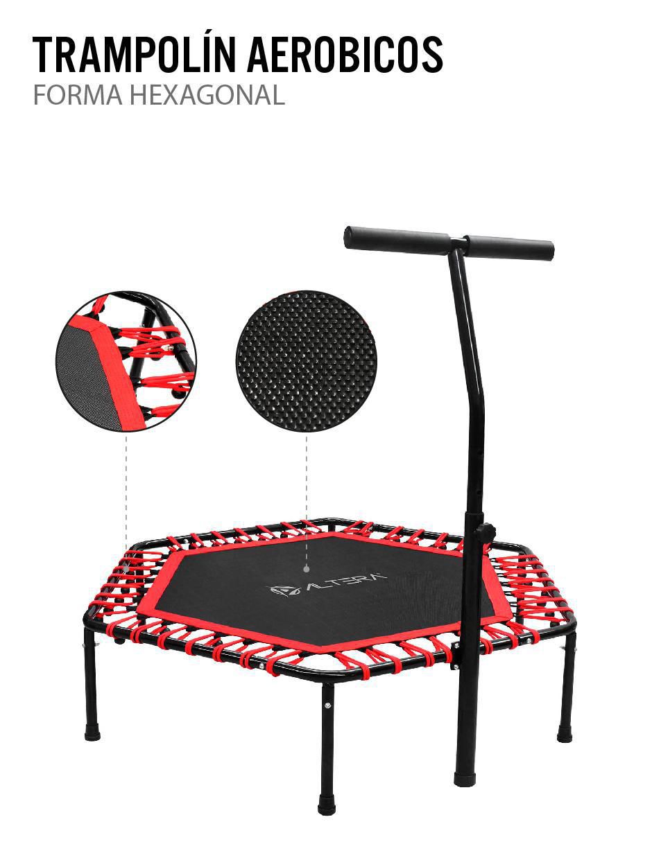Trampolín hexagonal para ejercicio trhe-01 2