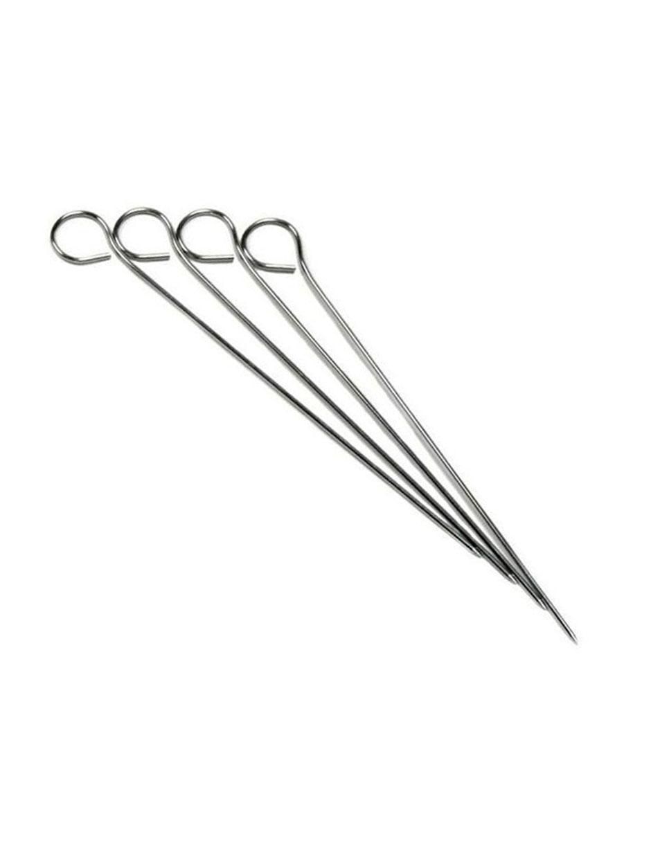 Set brocheteros de acero inoxidable 4 piezas Set brocheteros de acero inoxidable 4 piezas