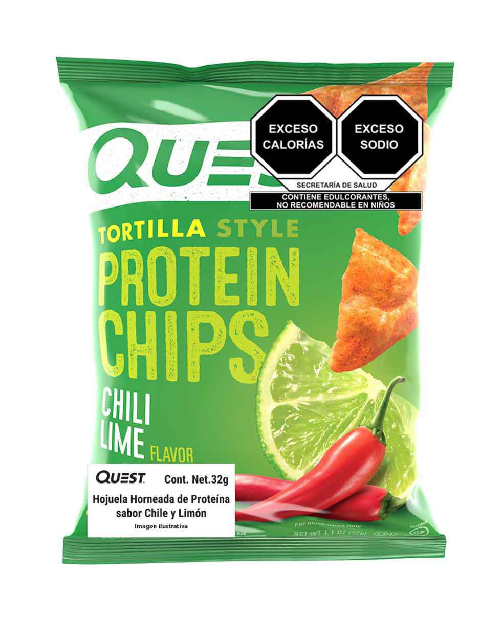 Chips horneadas de proteína sabor chile y limón 2