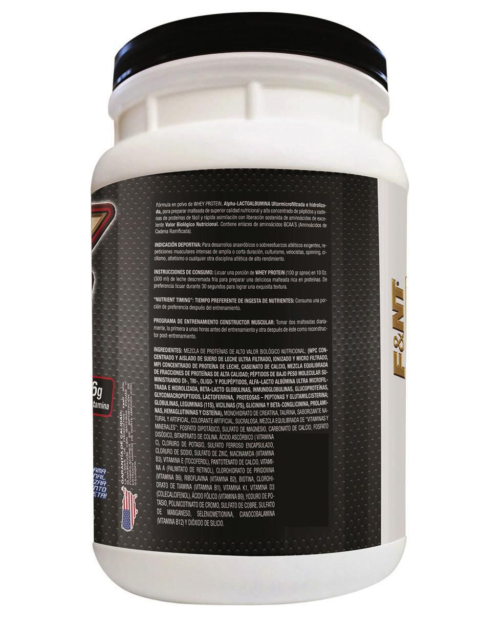 Suplemento alimenticio sabor nuez avellana de 1000 g 2