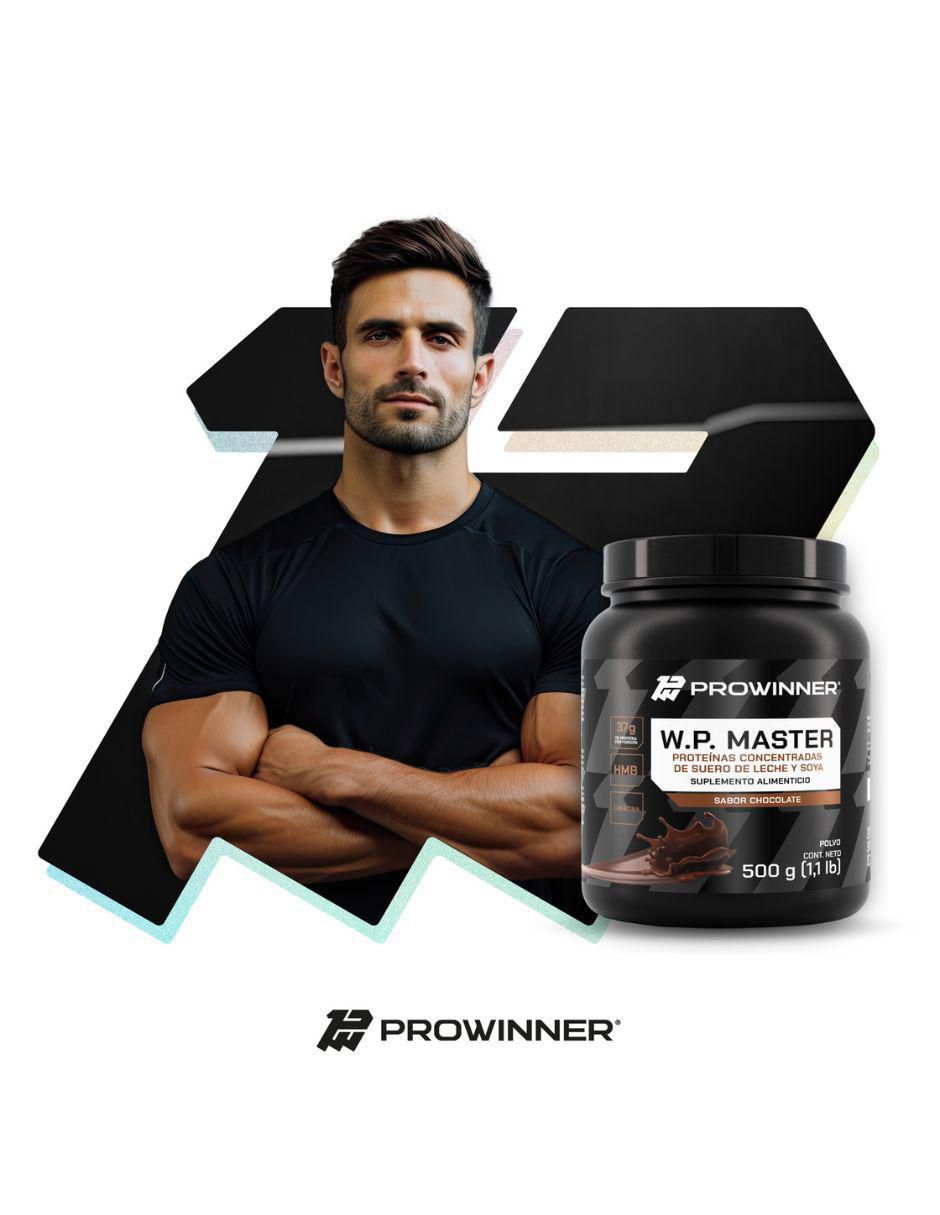 Suplemento WP Master (Whey protein) Prowinner sabor chocolate de 1 l 5