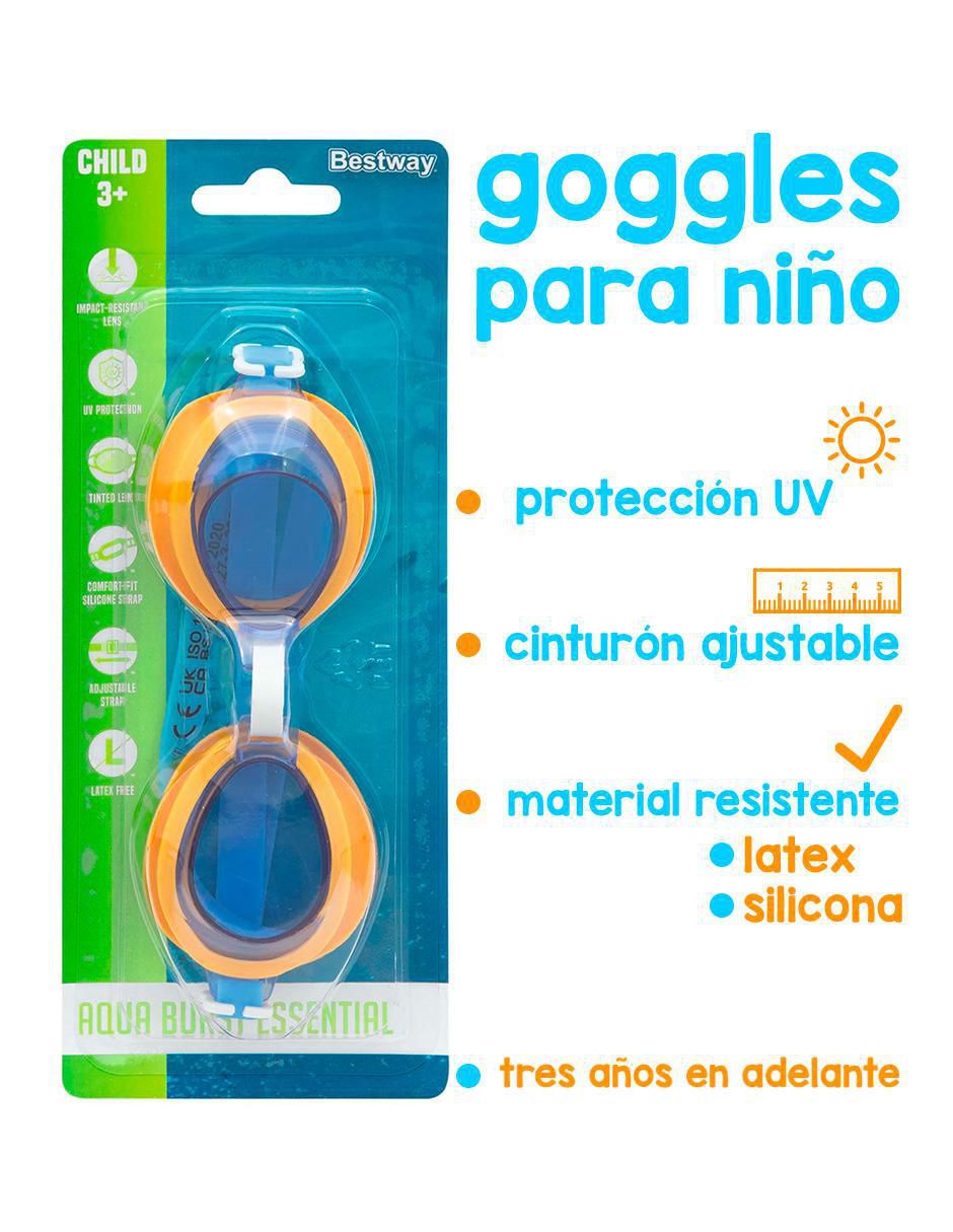 Goggles visor para natación infantil unisex 9
