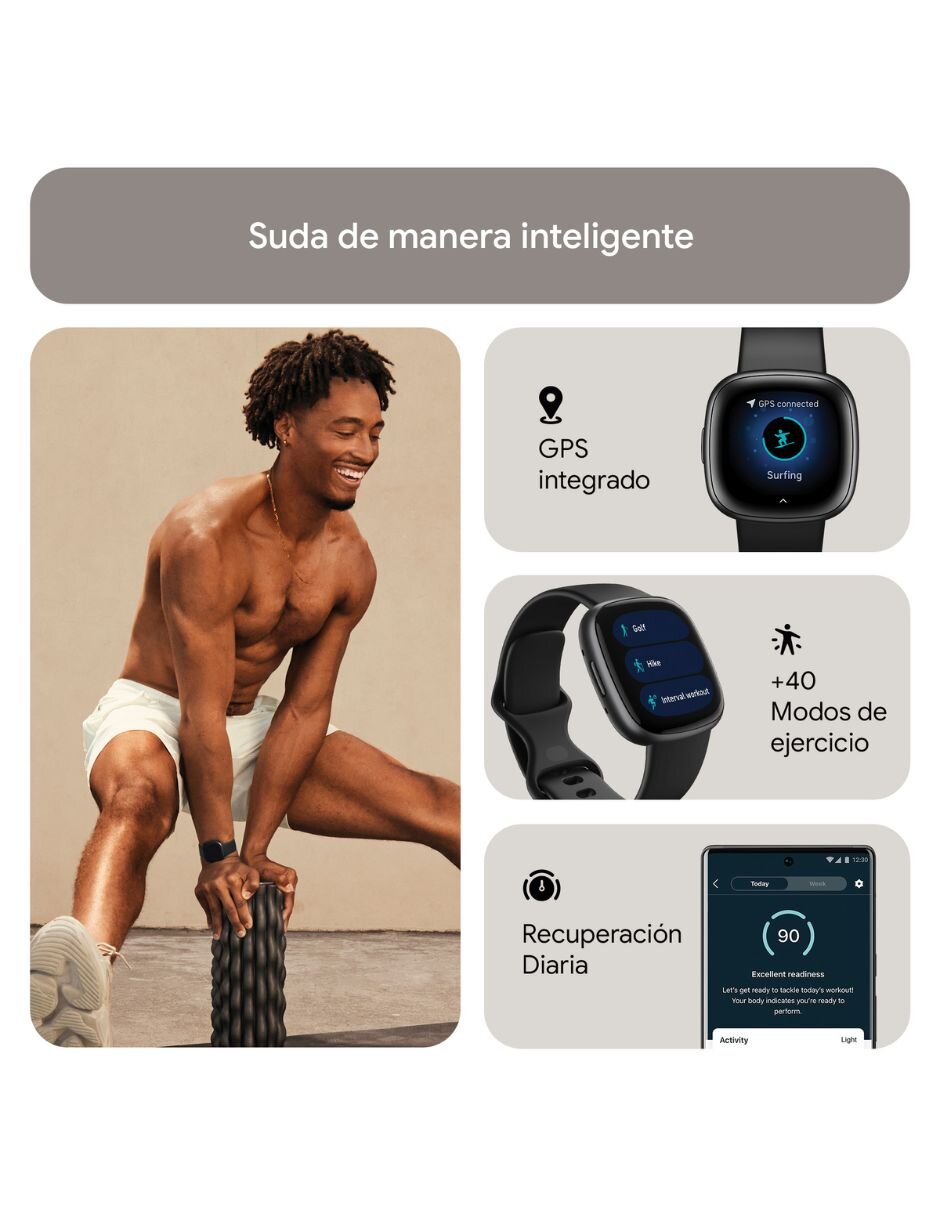 Smartwatch Versa 4 unisex con GPS 4