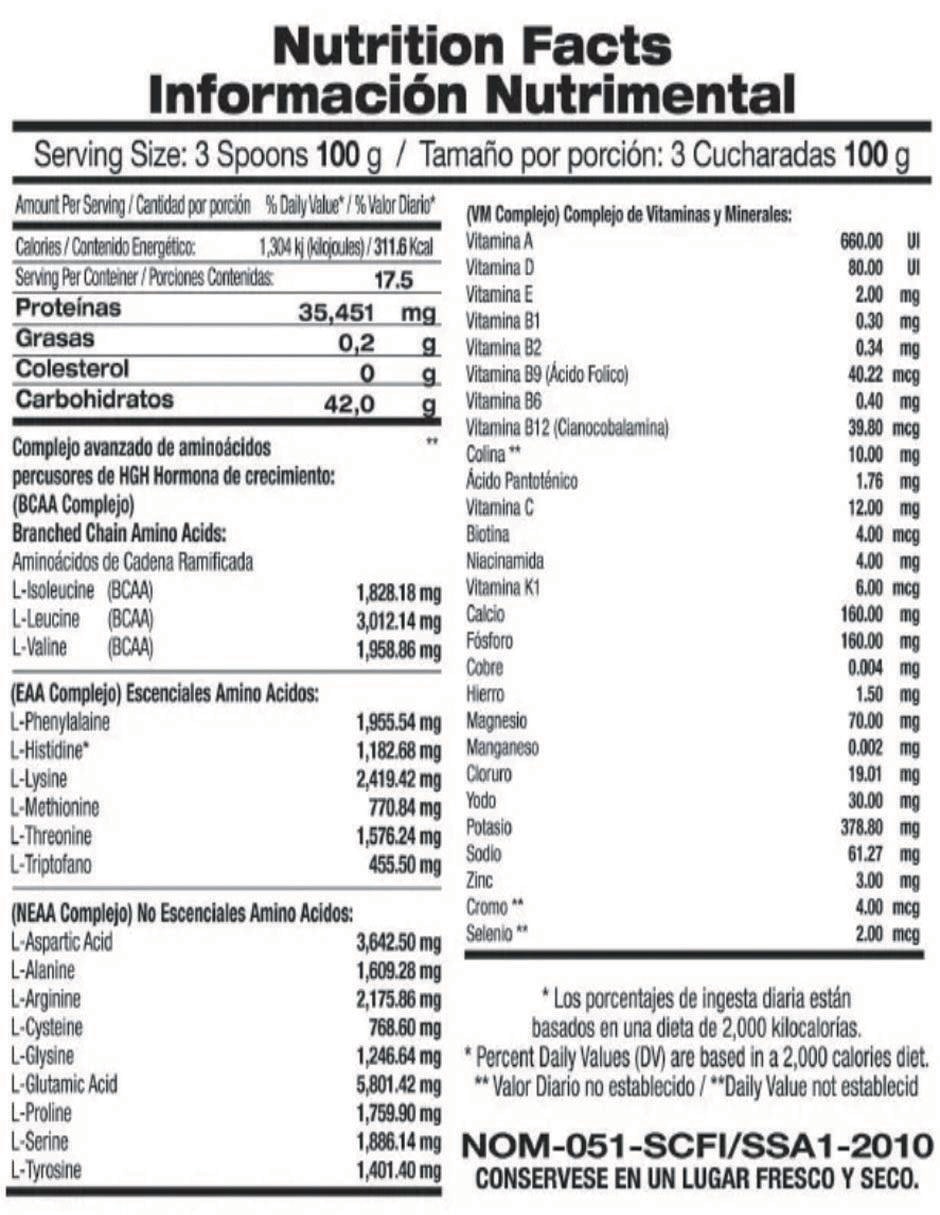 Suplemento alimenticio Food & sabor chocolate 2