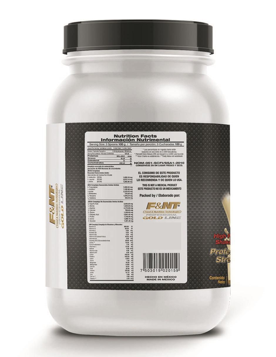 Suplemento alimenticio Food & sabor fresa 2