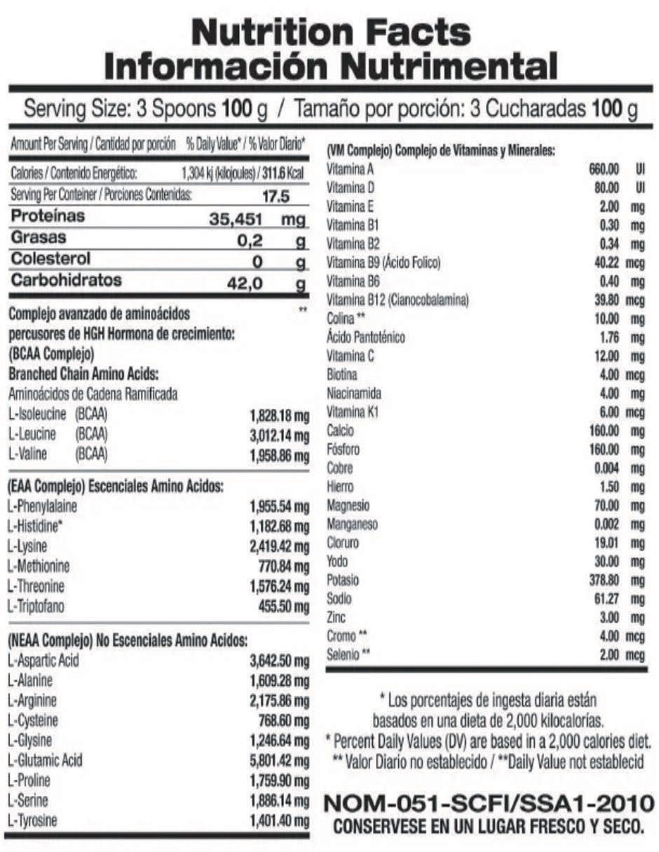 Suplemento alimenticio Food & sabor fresa 4