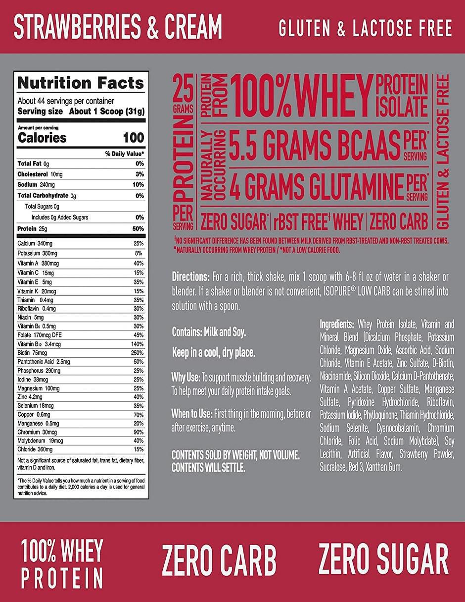 Proteína sabor fresa de 1 kg 2