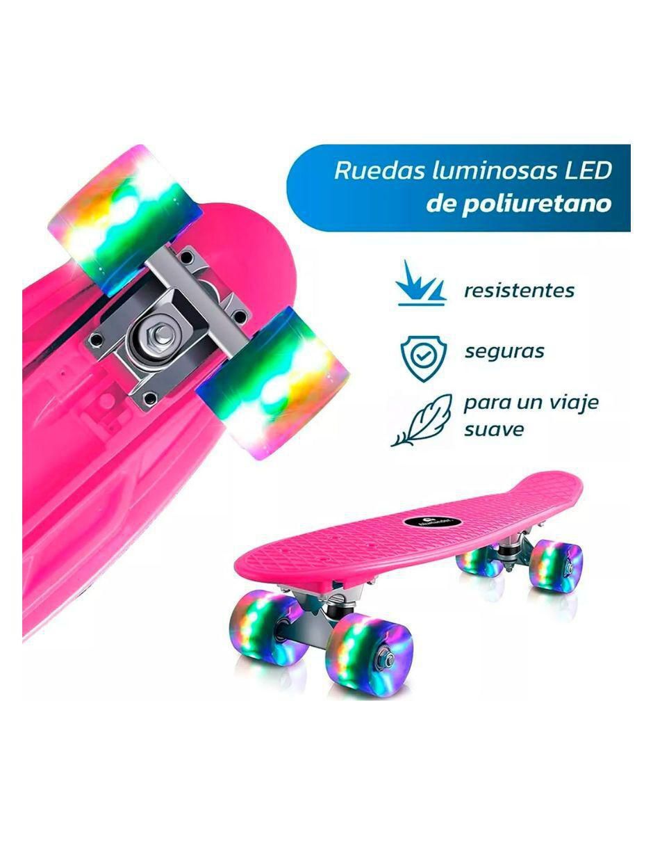 Patineta manual bluelander con luz no aplica