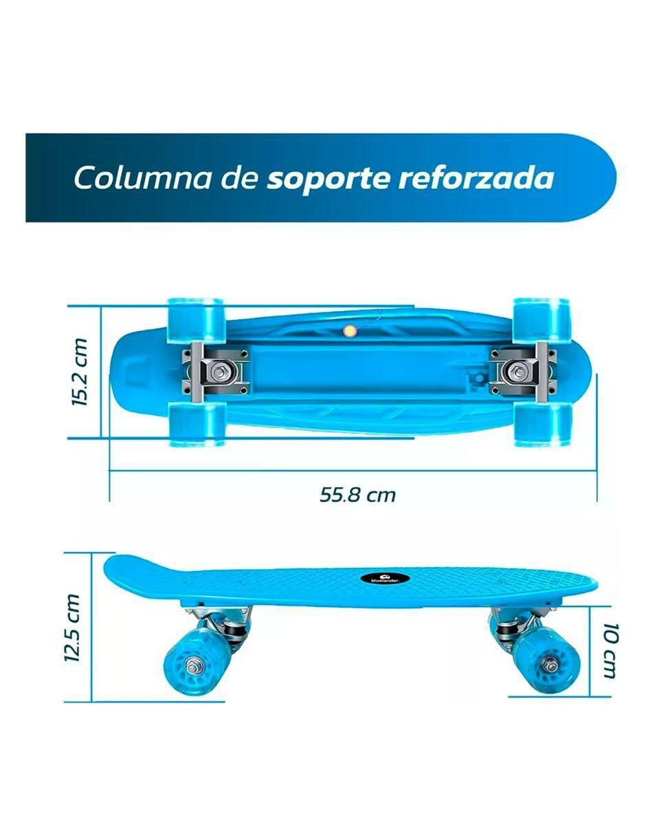 Patineta manual con luz 5