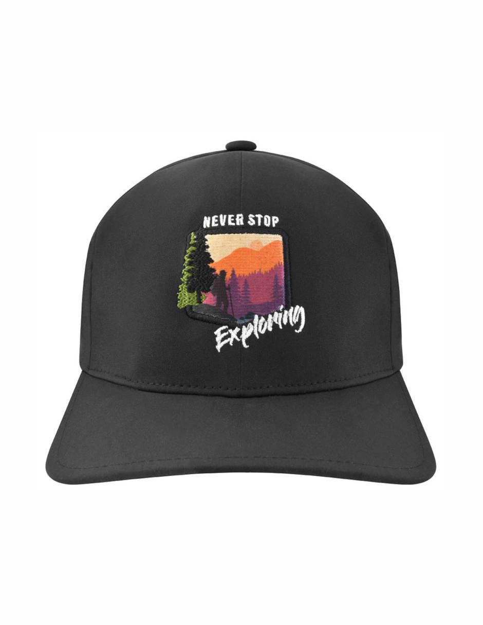 Gorra visera semicurva cerrada unisex 2