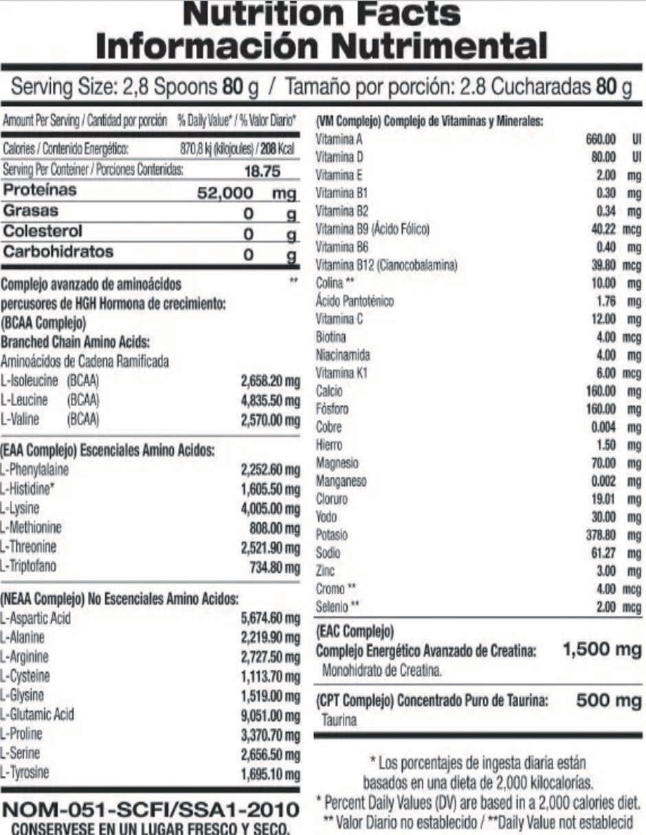 Suplemento alimenticio sabor nuez 2
